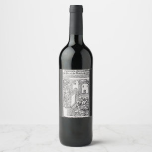 Saint Albertus Magnus Doctor of the Church Wine Label