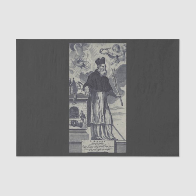 Saint Albinus of Angers Tissue Paper (Front)