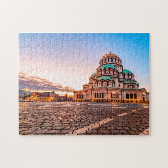 Saint Alexander Nevsky Orthodox Cathedral Bulgaria Jigsaw Puzzle (Horizontal)