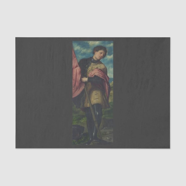Saint Alexander of Rome soldier Tissue Paper (Front)