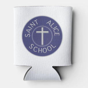 Saint Alice School Traditional Patch  Can Cooler