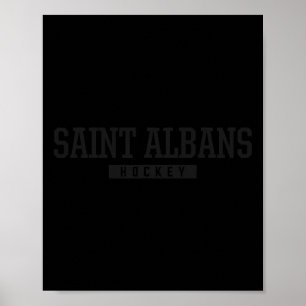 Saint Alns High School Hockey Poster