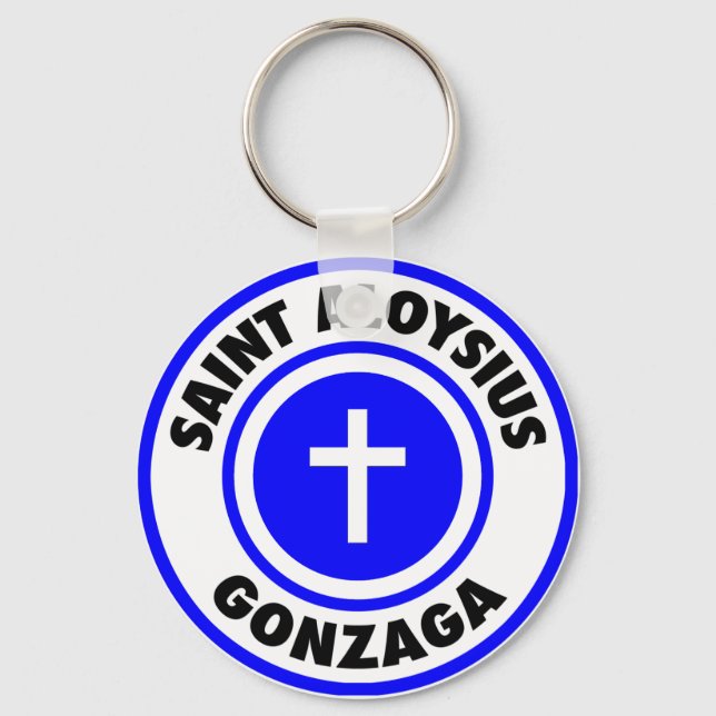 Saint Aloysius Gonzaga Key Ring (Front)