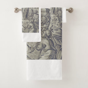 Saint Amand bishop of Tongeren-Maastricht Bath Towel Set