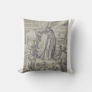 Saint Amand bishop of Tongeren-Maastricht Cushion
