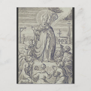 Saint Amand bishop of Tongeren-Maastricht Postcard