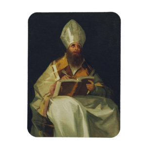 Saint Ambrose by Francisco de Goya Magnet
