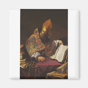 Saint Ambrose Father of the Catholic Church Magnet