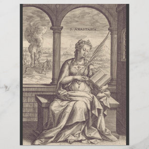 Saint Anastasia Christian saint and martyr Flyer