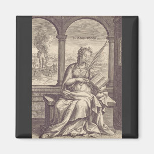 Saint Anastasia Christian saint and martyr Magnet