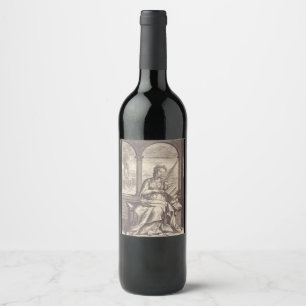 Saint Anastasia Christian saint and martyr Wine Label