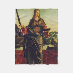 Saint Anastasia of Rome Fleece Blanket