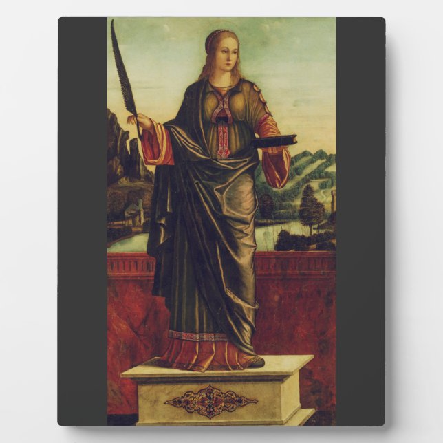 Saint Anastasia of Rome Plaque (Front)