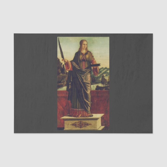 Saint Anastasia of Rome Premium Art Tissue Paper (Front)