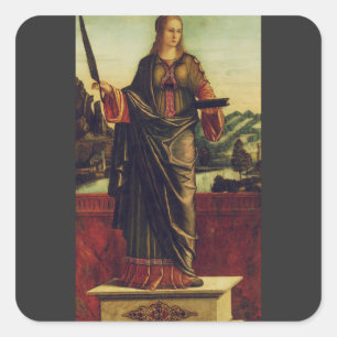 Saint Anastasia of Rome Square Sticker