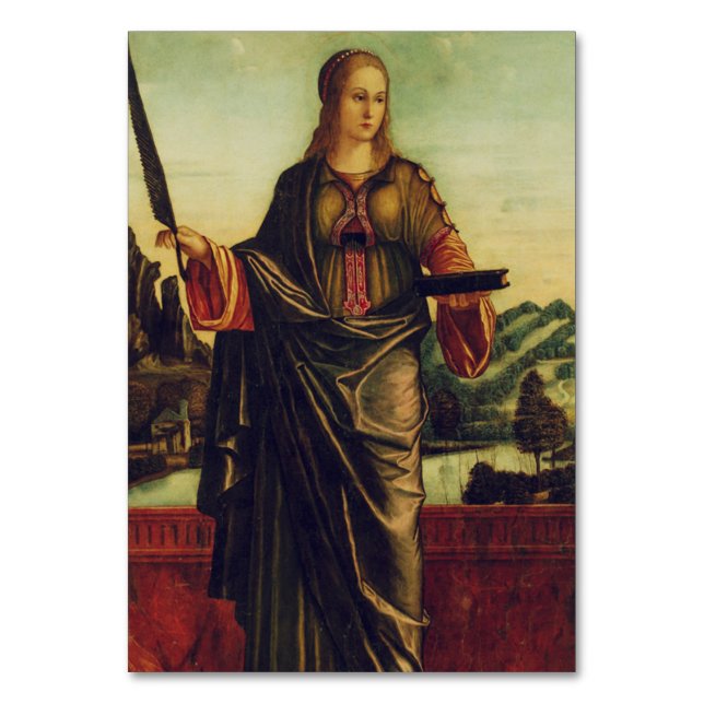 Saint Anastasia of Rome Table Number (Front)