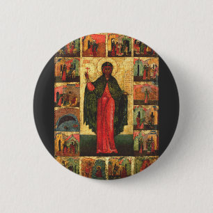 Saint Anastasia Virgin and martyr 6 Cm Round Badge