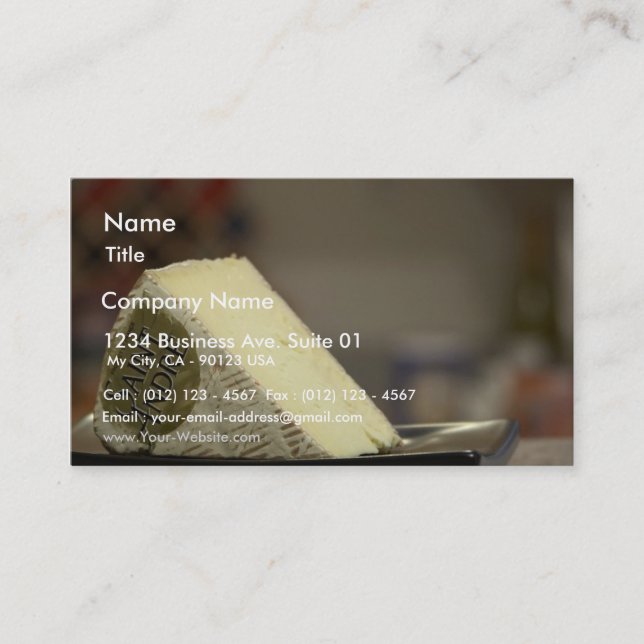Saint Andre Cheese Business Card (Front)