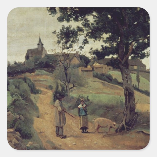 Saint-Andre-en-Morvan, 1842 Square Sticker (Front)