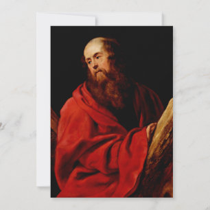 Saint Andrew by Peter Paul Rubens Holiday Card
