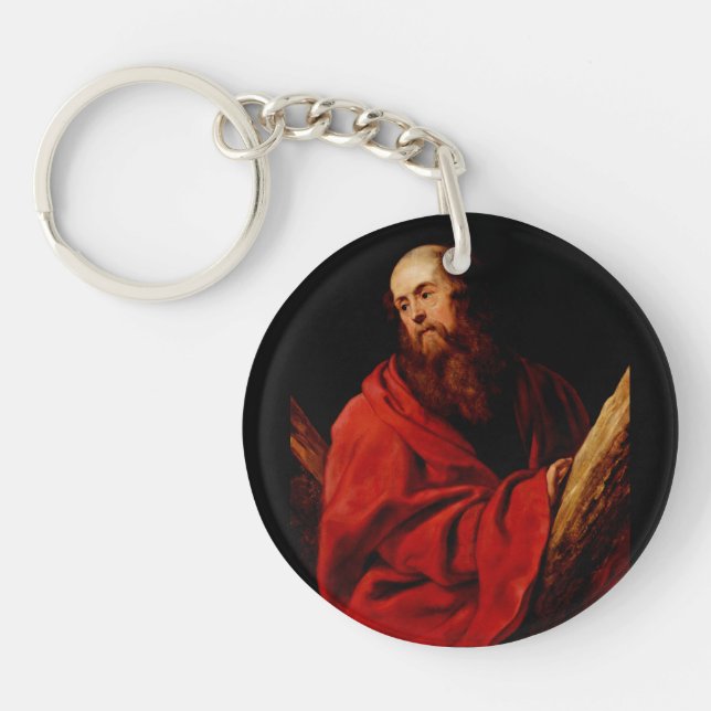 Saint Andrew by Peter Paul Rubens Key Ring (Front)