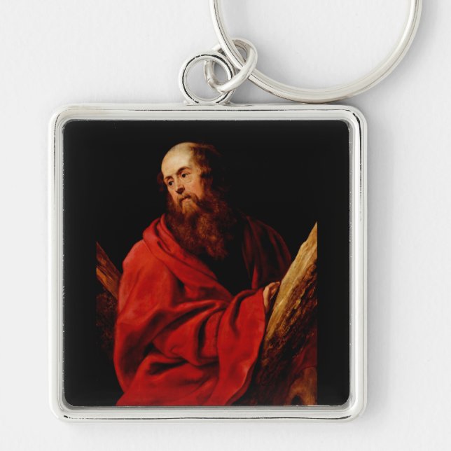 Saint Andrew by Peter Paul Rubens Key Ring (Front)