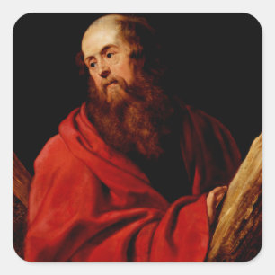 Saint Andrew by Peter Paul Rubens Square Sticker
