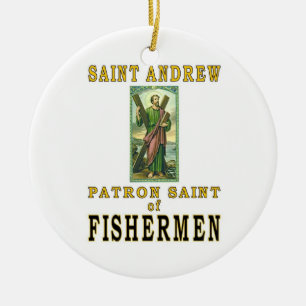 SAINT ANDREW CERAMIC TREE DECORATION