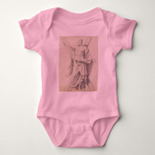 Saint Andrew one of 12 Apostles Baby Bodysuit