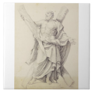 Saint Andrew one of 12 Apostles Ceramic Tile