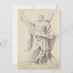 Saint Andrew one of 12 Apostles Holiday Card