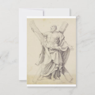 Saint Andrew one of 12 Apostles Thank You Card