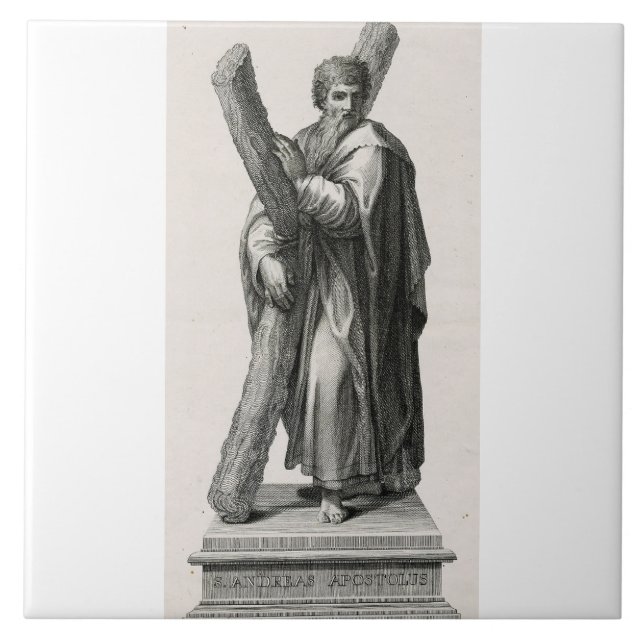 Saint Andrew the Apostle First‑Called Disciple Ceramic Tile (Front)