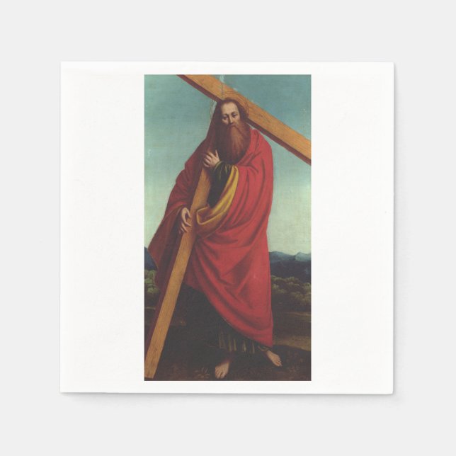 Saint Andrew the Apostle First‑Called Disciple Napkin (Front)