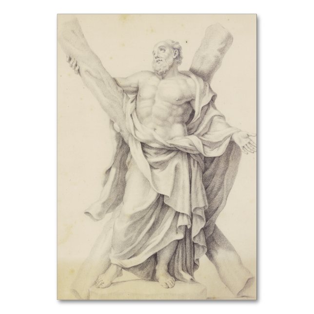 Saint Andrew the Apostle First‑Called Disciple Table Number (Front)