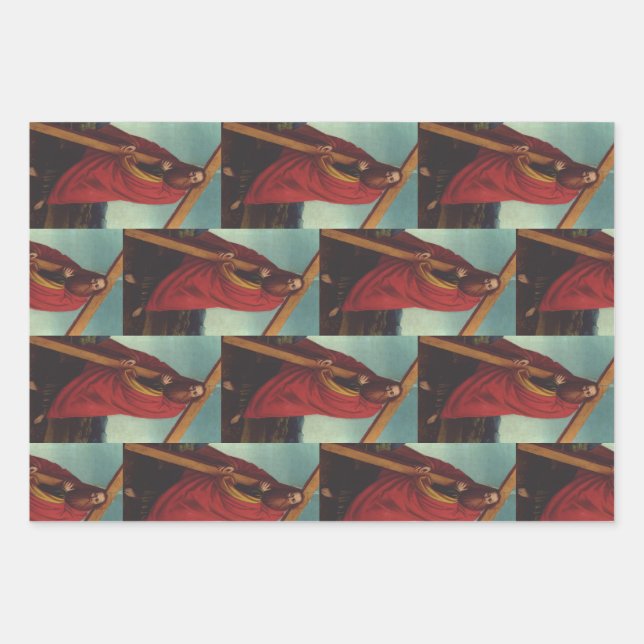 Saint Andrew the Apostle First‑Called Disciple Wrapping Paper Sheet (Front)