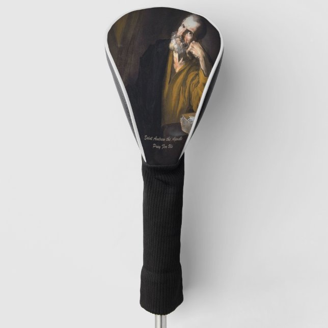 Saint Andrew The Apostle Golf Head Cover (Front)