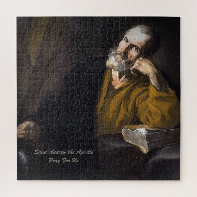 Saint Andrew The Apostle Jigsaw Puzzle (Vertical)
