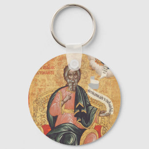 Saint Andrew the Apostle Orthodox icon Key Ring