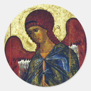 Saint Angel Gabriel Orthodox Icon Classic Round Sticker