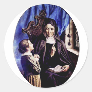 Saint Angela Merici Virgin and foundress Classic Round Sticker