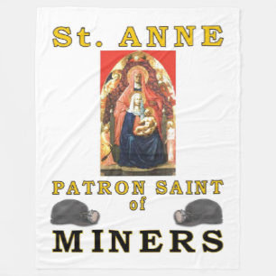 SAINT  ANNE FLEECE BLANKET