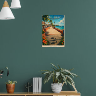 Saint Anne Guadeloupe Ocean View Poster