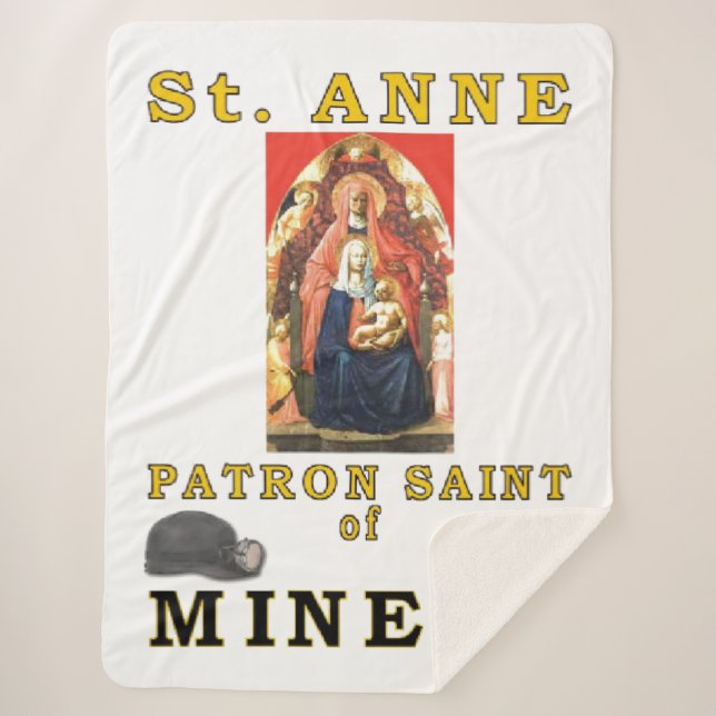 SAINT ANNE SHERPA BLANKET (Front)