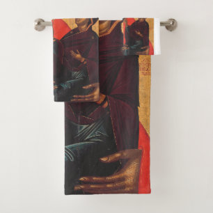 Saint Anne with the Virgin Mary Bath Towel Set