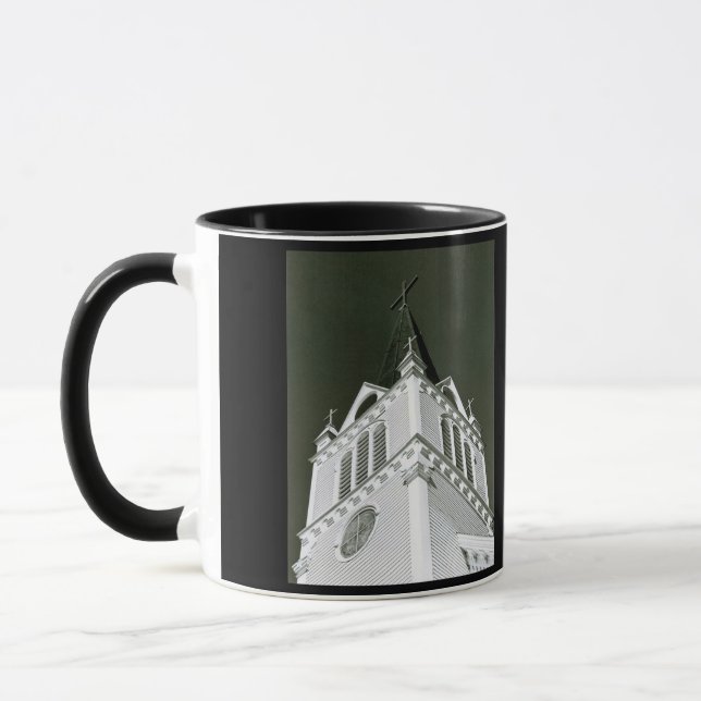 Saint Anne's Catholic Church on Mackinac Island Mug (Left)