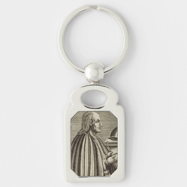 Saint Anselm of Canterbury Doctor of the Church Key Ring (Front)