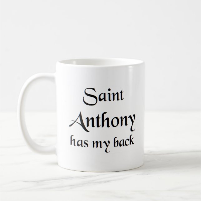 saint anthony coffee mug (Left)