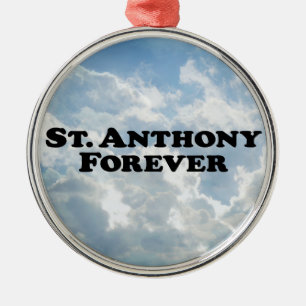 Saint Anthony Forever - Basic Metal Tree Decoration