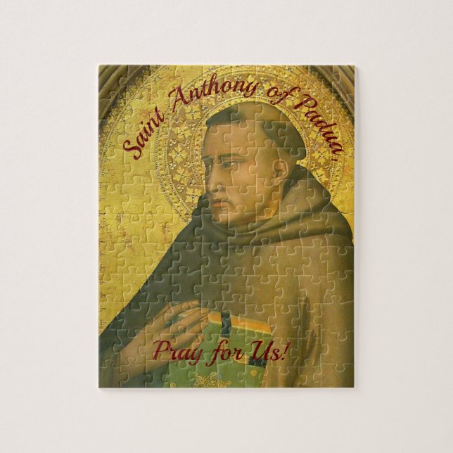 Saint Anthony Jigsaw Puzzle (Vertical)